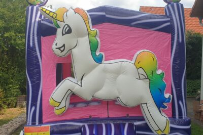 Bild 2 Hüpfburg Einhorn
